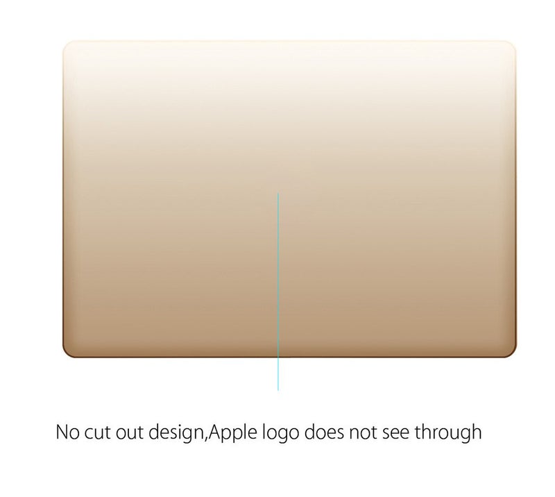UESWILL Luxury Gold Smooth Soft Touch Rubber Coated Hard Shell Case Cover Compatible with MacBook 12 inch with Retina Display (Model: A1534) + Microfibre Cleaning Cloth, Gold - Image 3